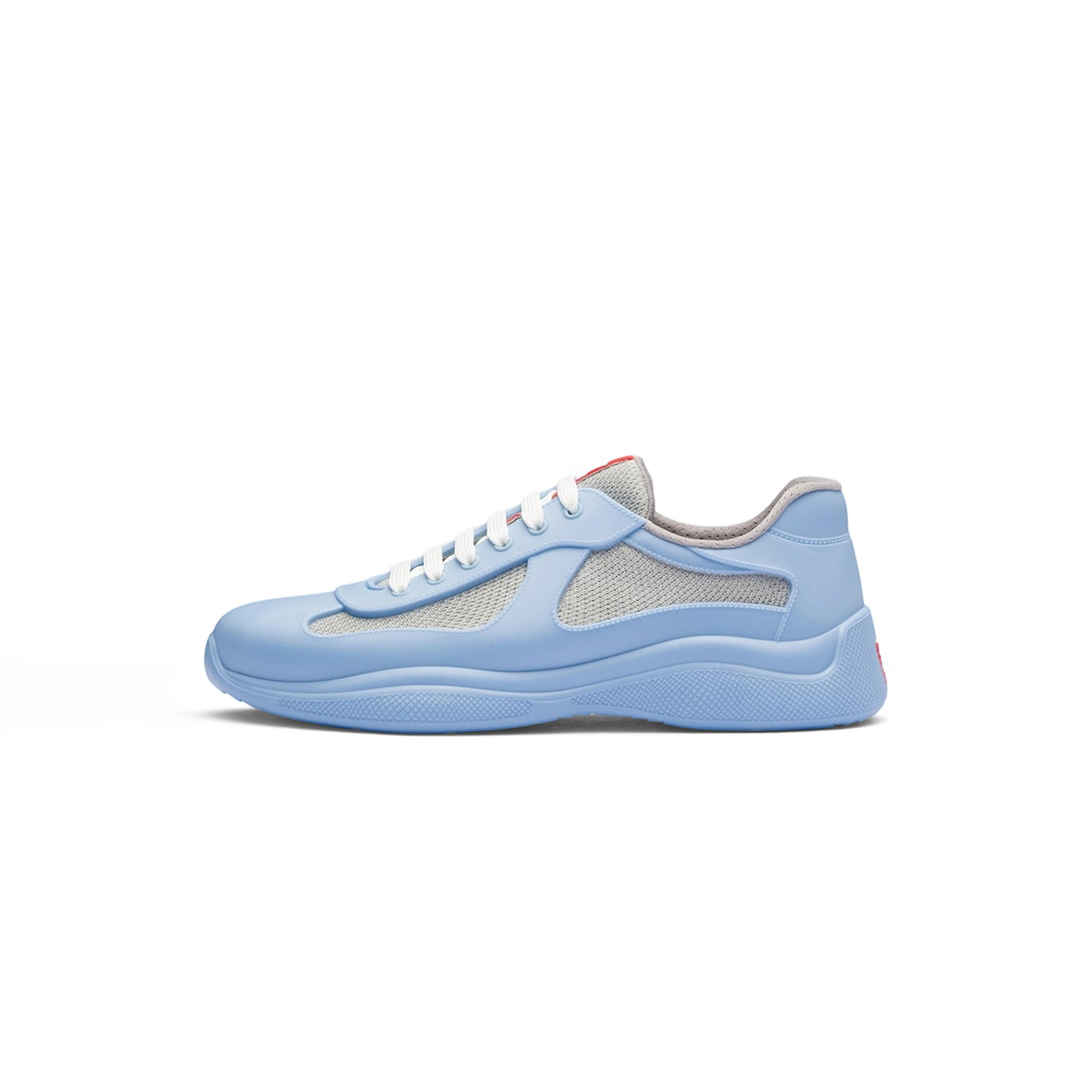 PRADA AMERICA'S CUP SOFT RUBBER AND BIKE FABRIC SNEAKERS 4E6500